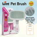 Luve Revolable Slicker Brush With Coated Pint Tip