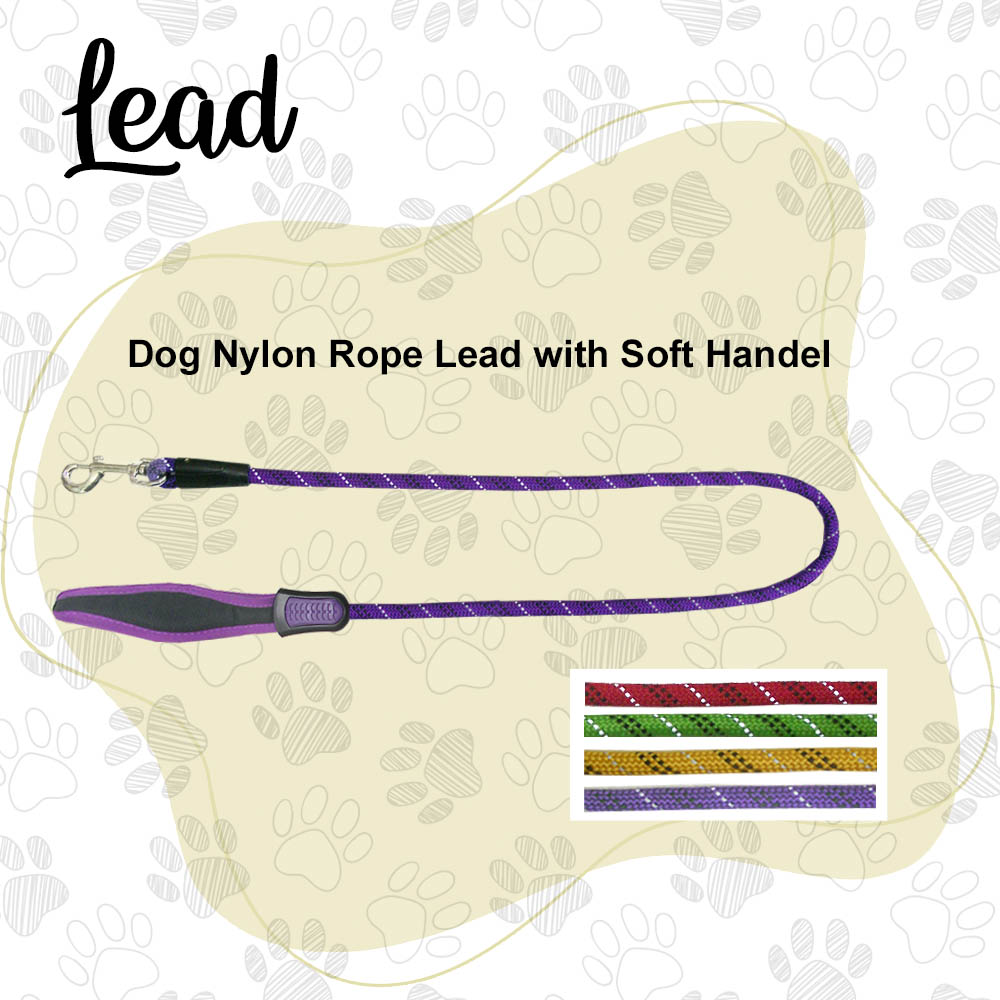 Dog Leash With Soft Handle