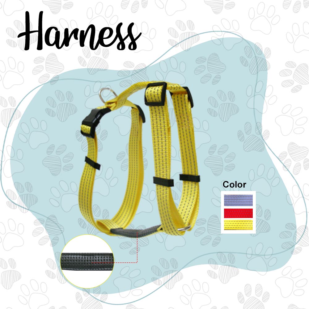 Nylon Reflective Dog Harness With Sponge