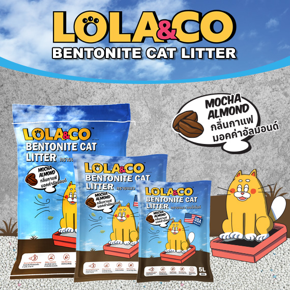 Lola & Co Bentonite Cat Litter Mocha Almond