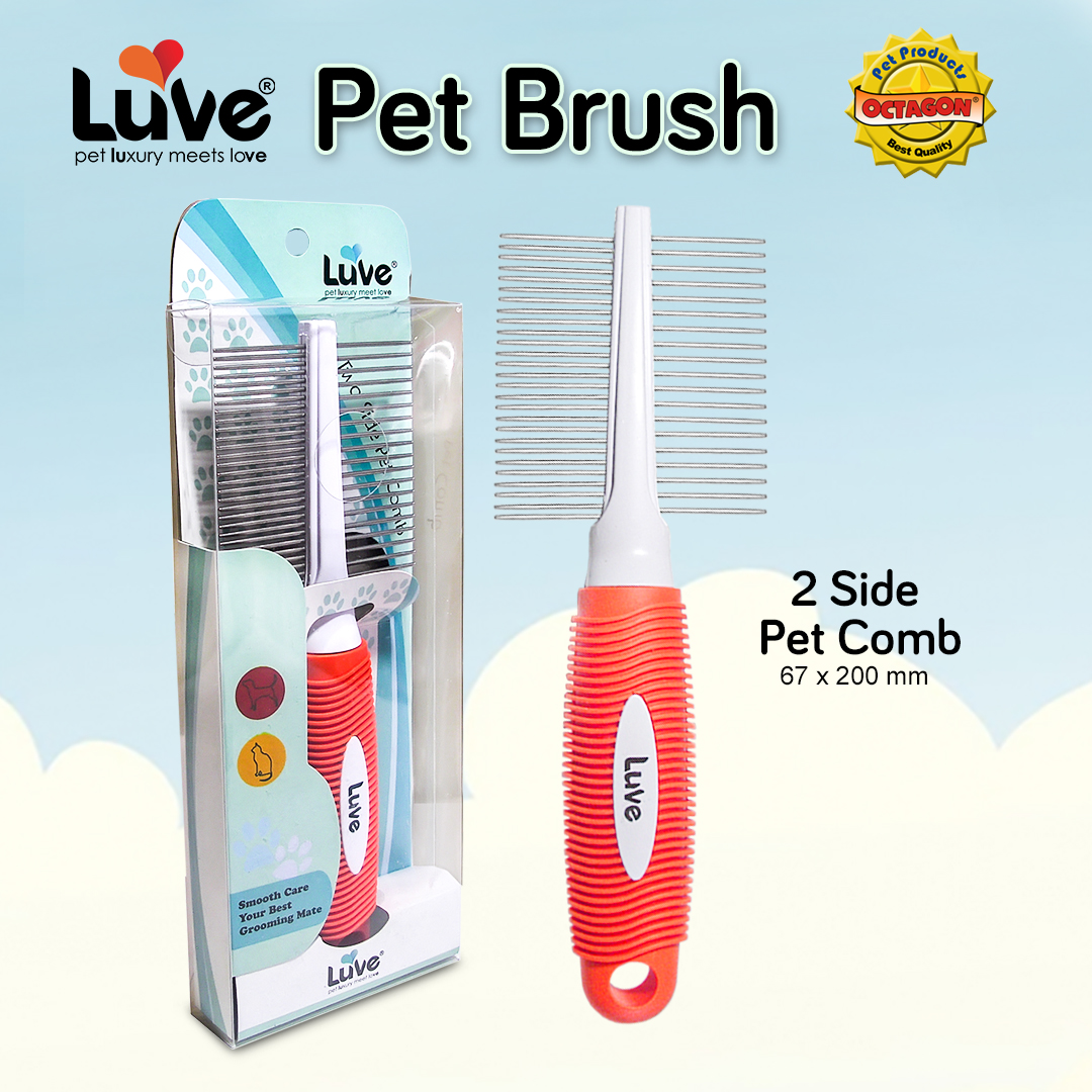 Luve 2 Line Pet Comb
