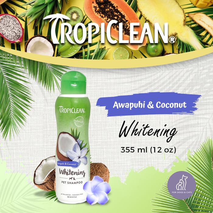 TROPICLEAN SHAMPOO WHITENING