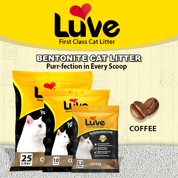 Luve Bentonite Cat Litter Coffee